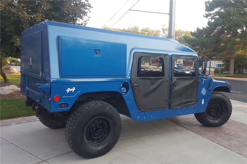 1988 AM GENERAL M998 HUMVEE - Rear 3/4 - 214583