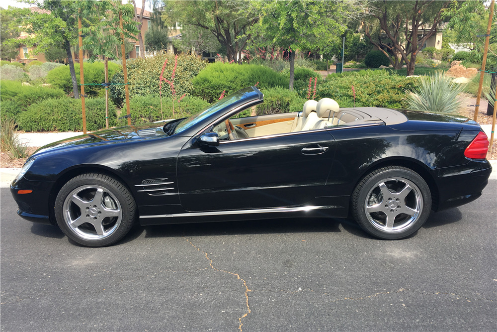 2005 MERCEDES-BENZ SL500 CONVERTIBLE - Side Profile - 214597