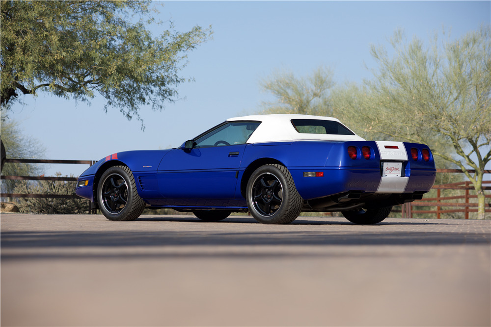 1996 CHEVROLET CORVETTE GRAND SPORT CONVERTIBLE - Rear 3/4 - 214616