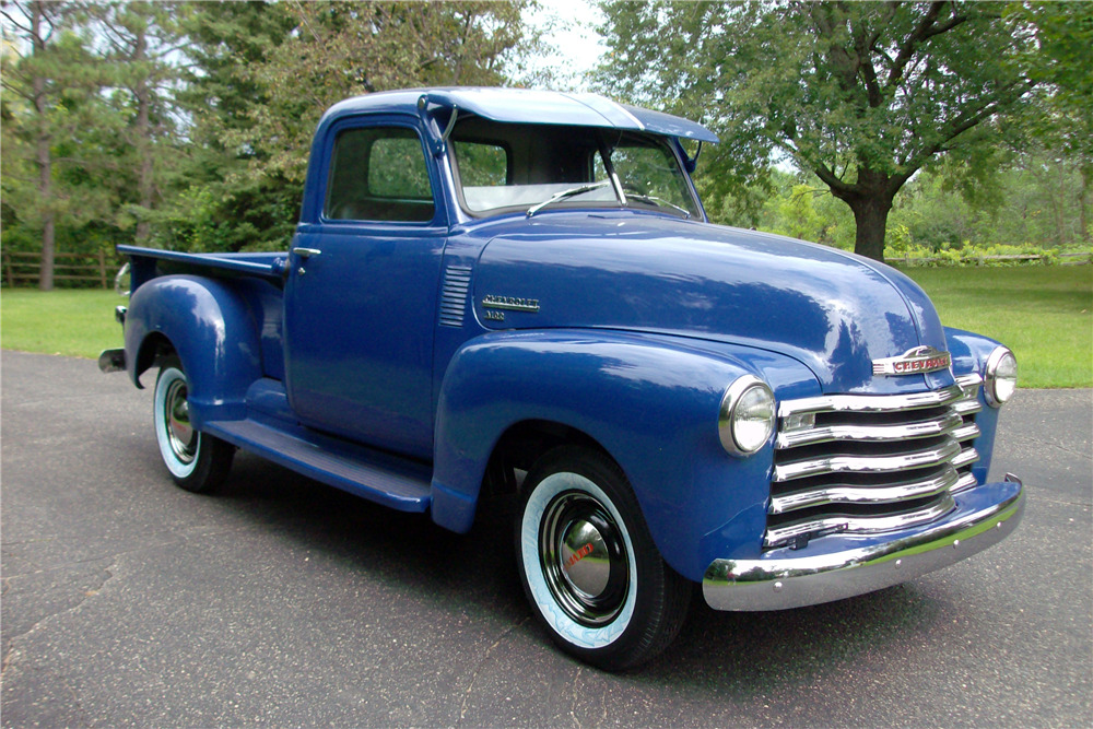 1949 CHEVROLET 3100 PICKUP - Front 3/4 - 214671