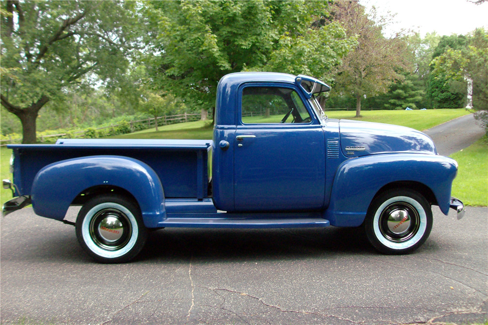 1949 CHEVROLET 3100 PICKUP - Side Profile - 214671