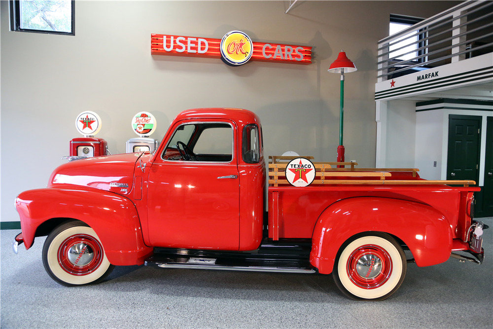 1950 CHEVROLET 3100 PICKUP - Side Profile - 214694