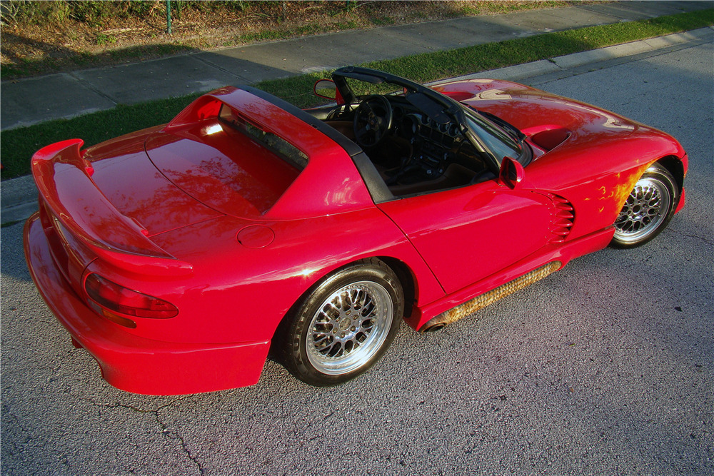 1995 DODGE VIPER RT/10 CUSTOM ROADSTER - Rear 3/4 - 214706