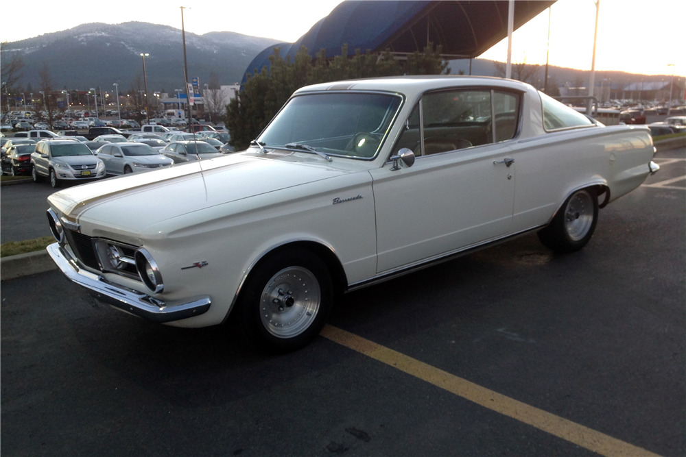 1965 PLYMOUTH BARRACUDA - Front 3/4 - 215020