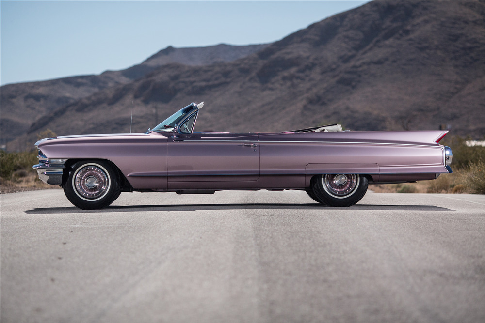 1962 CADILLAC ELDORADO CONVERTIBLE - Side Profile - 215924