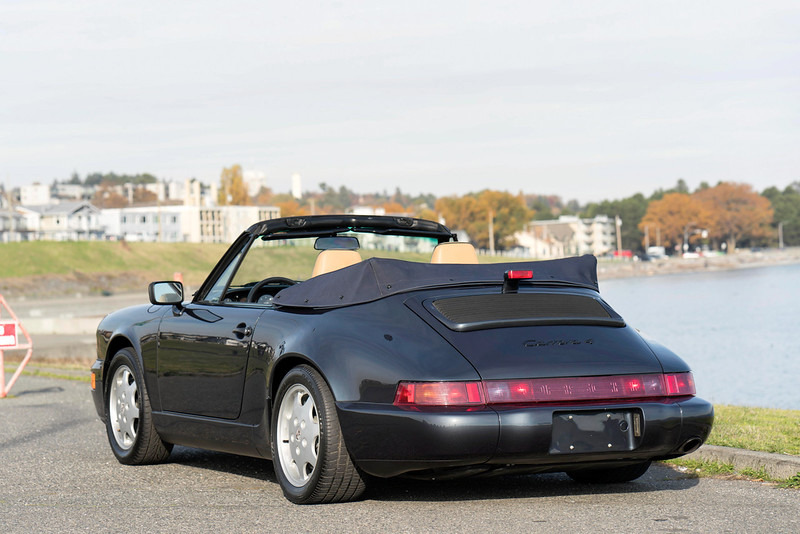 1990 PORSCHE 911 CABRIOLET - Rear 3/4 - 215937