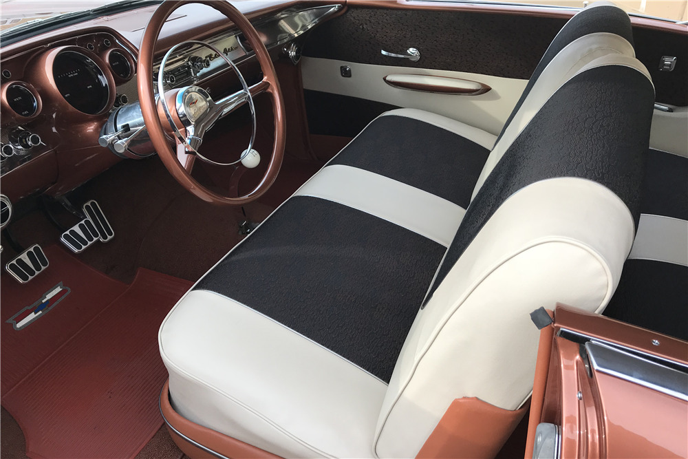 1957 CHEVROLET BEL AIR CUSTOM COUPE - Interior - 216152