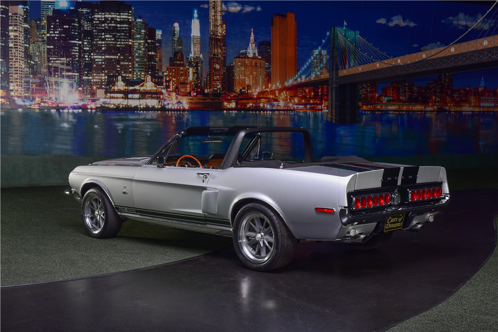 1968 SHELBY GT500 CONVERTIBLE - Rear 3/4 - 217640