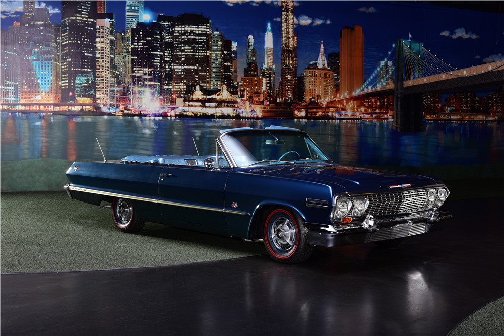 1963 CHEVROLET IMPALA SS 409 CONVERTIBLE - Front 3/4 - 217658