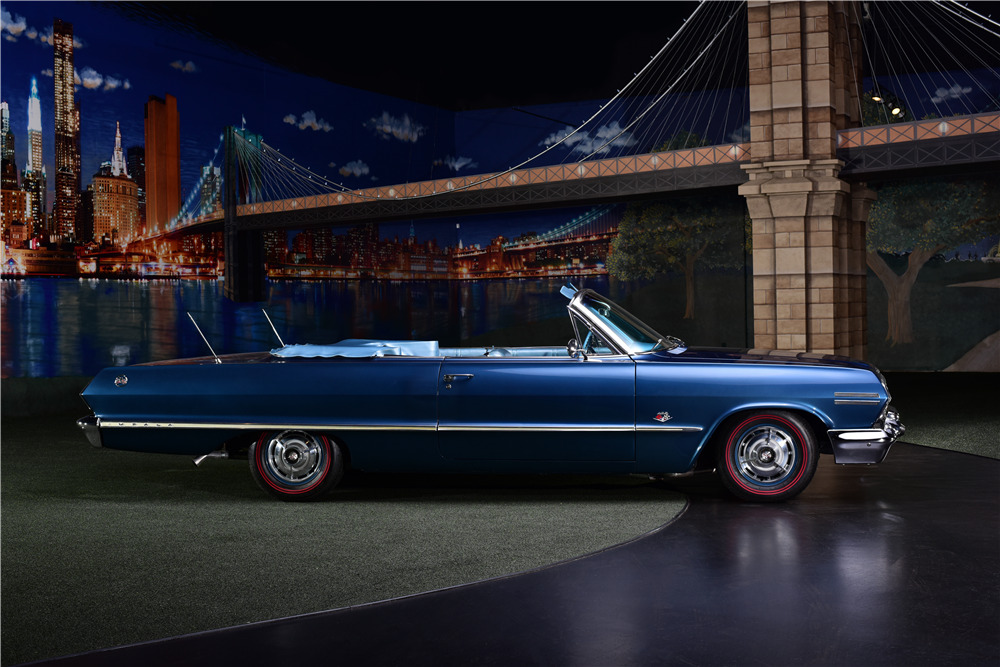 1963 CHEVROLET IMPALA SS 409 CONVERTIBLE - Side Profile - 217658