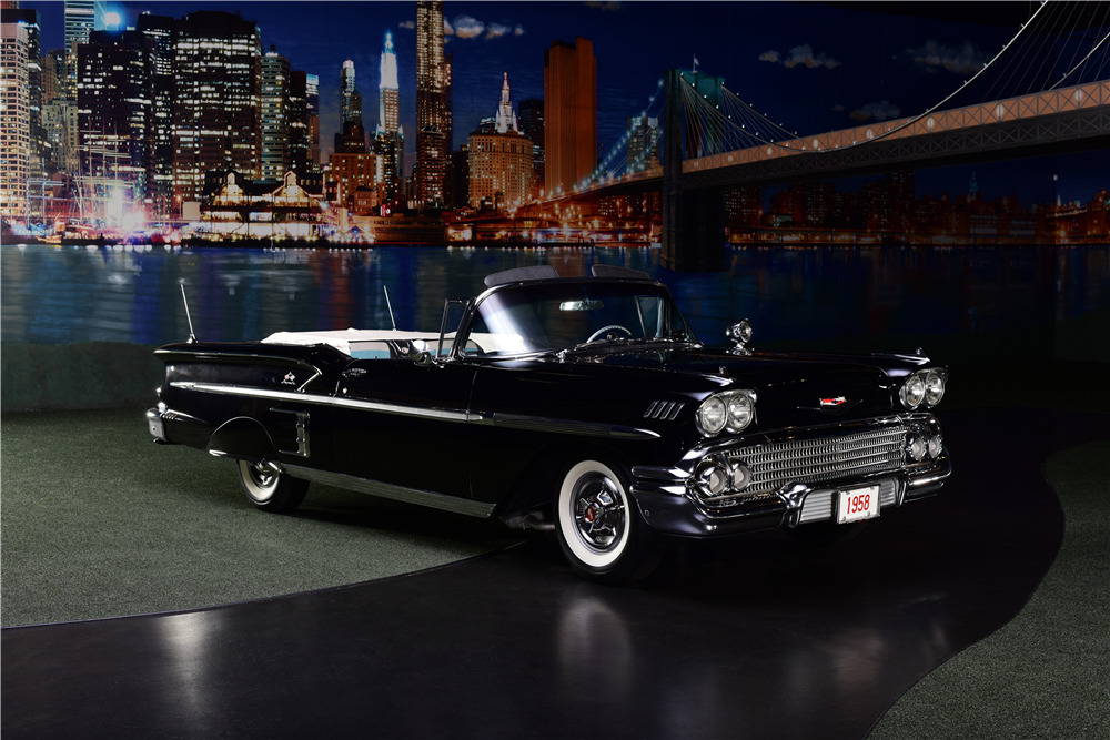 1958 CHEVROLET IMPALA CONVERTIBLE - Front 3/4 - 217665