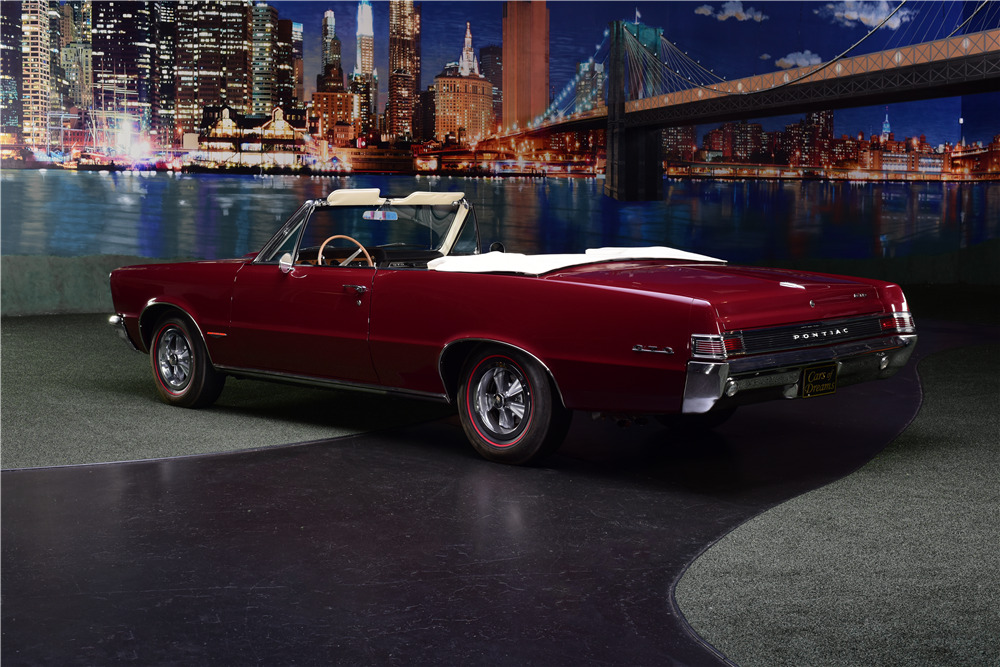 1965 PONTIAC GTO CONVERTIBLE - Rear 3/4 - 217675