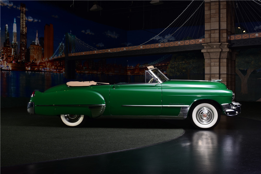 1949 CADILLAC SERIES 62 CONVERTIBLE - Side Profile - 217676