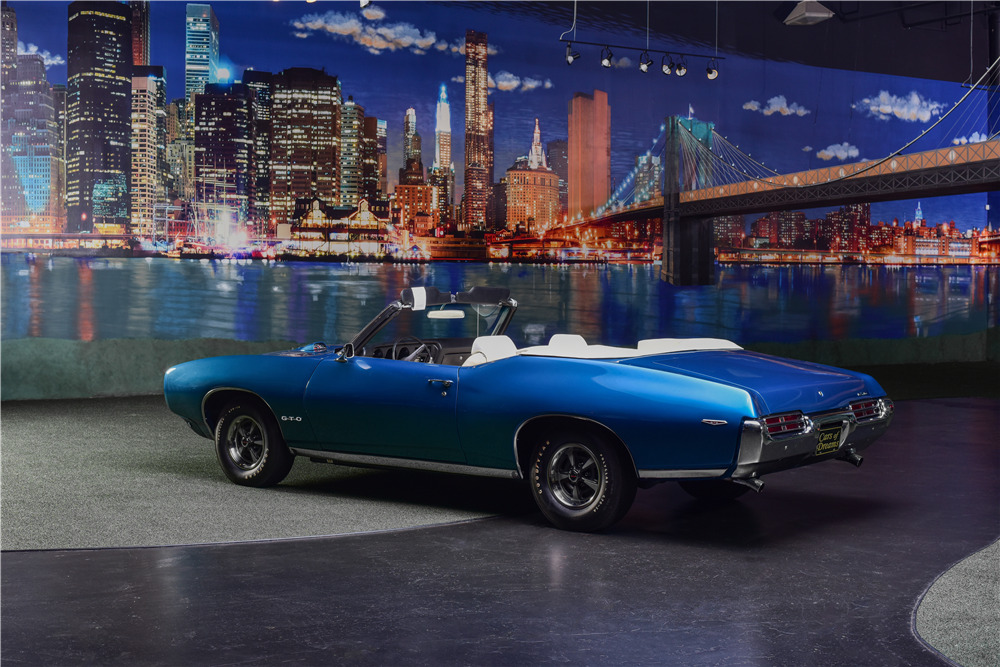 1969 PONTIAC GTO CONVERTIBLE - Rear 3/4 - 217692