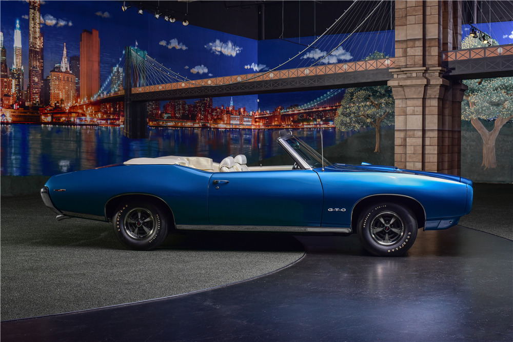 1969 PONTIAC GTO CONVERTIBLE - Side Profile - 217692