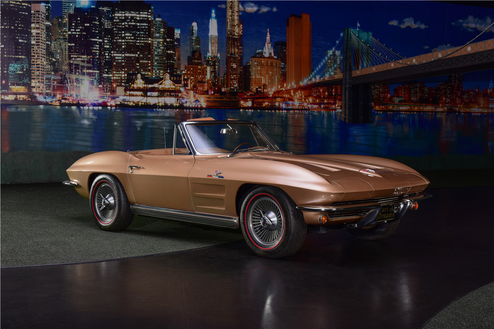 1964 CHEVROLET CORVETTE 327/375 FUELIE CONVERTIBLE - Front 3/4 - 217693