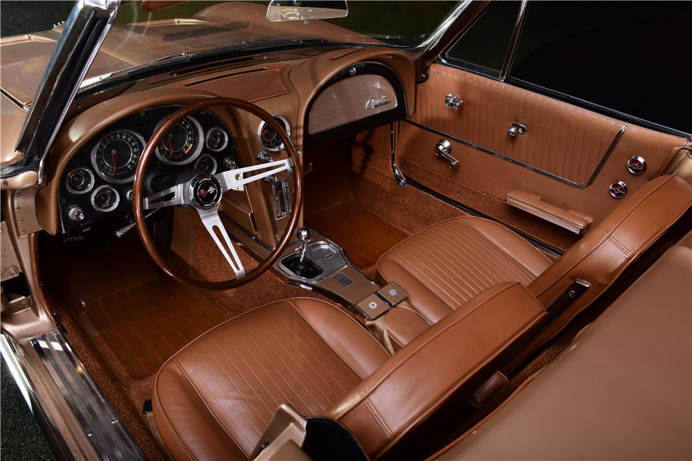 1964 CHEVROLET CORVETTE 327/375 FUELIE CONVERTIBLE - Interior - 217693