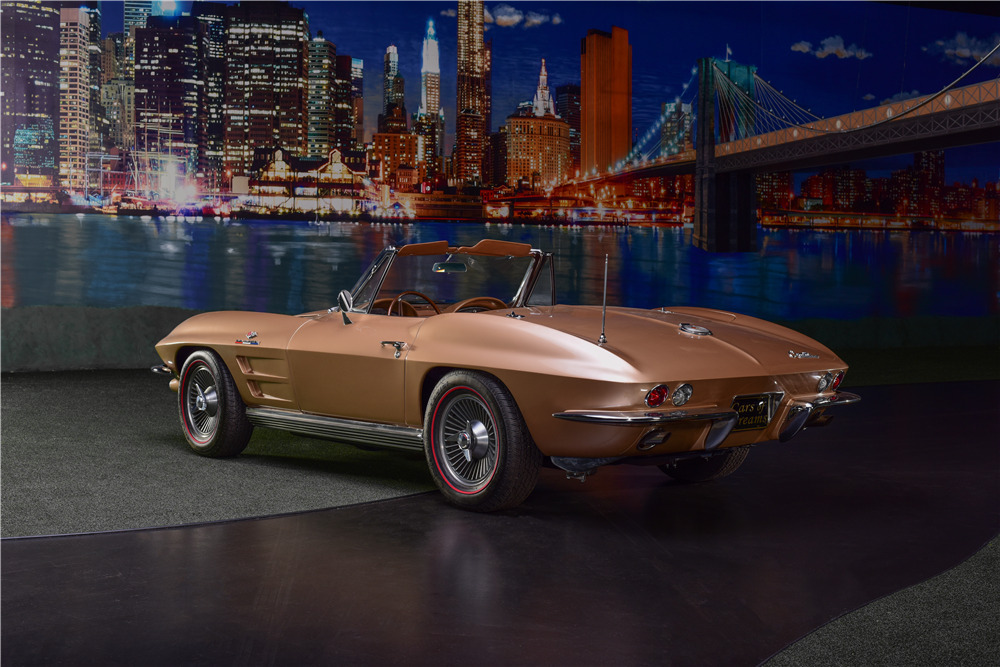 1964 CHEVROLET CORVETTE 327/375 FUELIE CONVERTIBLE - Rear 3/4 - 217693