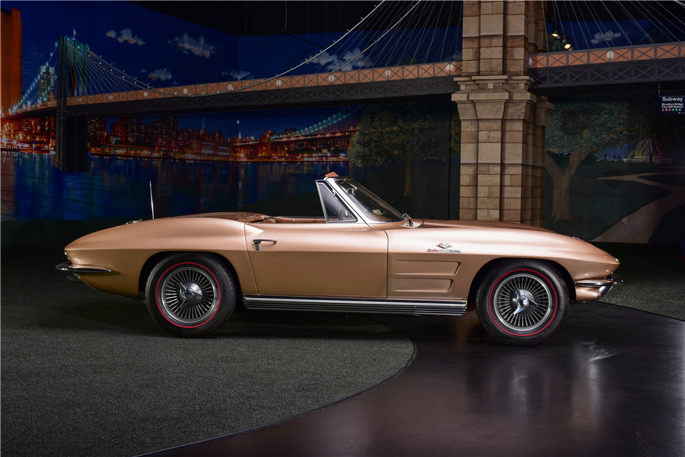 1964 CHEVROLET CORVETTE 327/375 FUELIE CONVERTIBLE - Side Profile - 217693
