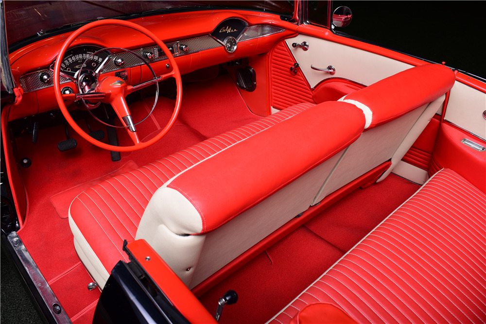1955 CHEVROLET BEL AIR CONVERTIBLE - Interior - 217697