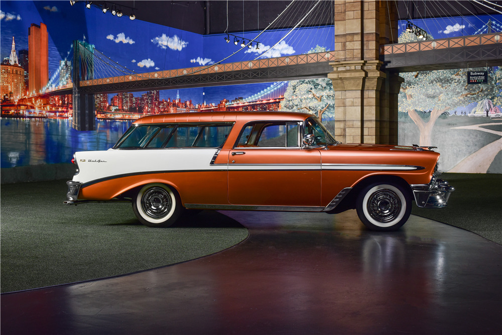 1956 CHEVROLET NOMAD WAGON - Side Profile - 217700
