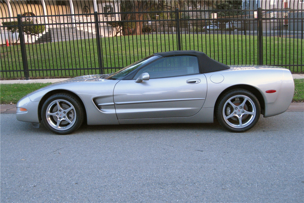 2002 CHEVROLET CORVETTE LS1 CONVERTIBLE - Side Profile - 217976