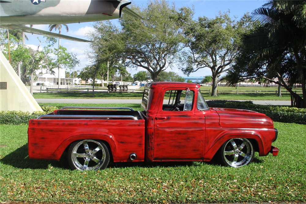 1959 FORD F-100 CUSTOM PICKUP - Side Profile - 217999