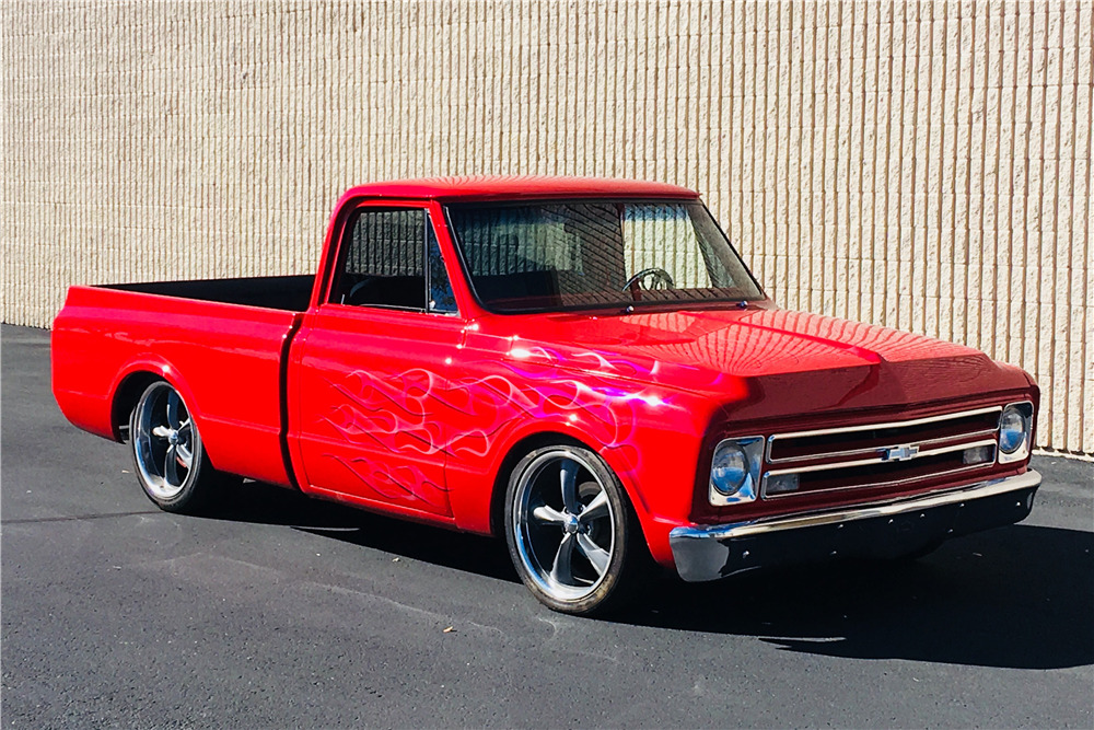 1968 CHEVROLET C10 CUSTOM PICKUP - Front 3/4 - 218153