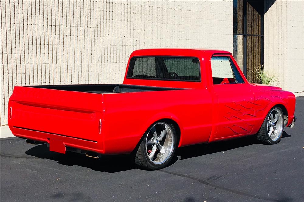 1968 CHEVROLET C10 CUSTOM PICKUP - Rear 3/4 - 218153