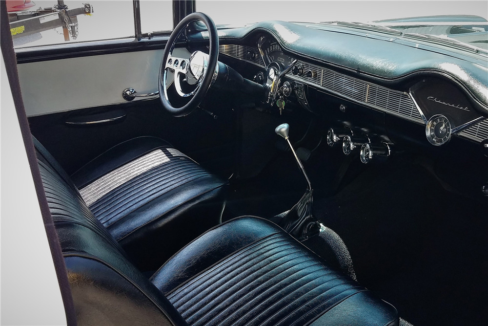1956 CHEVROLET 210 CUSTOM 2-DOOR POST - Interior - 218205