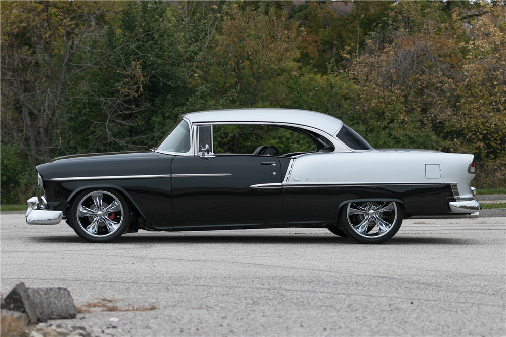 1955 CHEVROLET BEL AIR CUSTOM HARDTOP - Side Profile - 218497