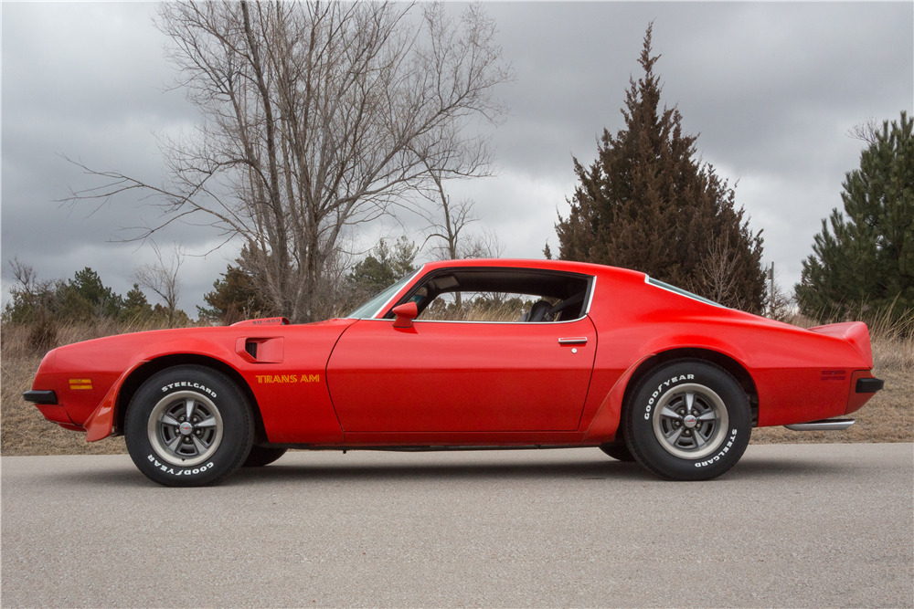 1974 PONTIAC TRANS AM 455 SUPER DUTY - Side Profile - 218765
