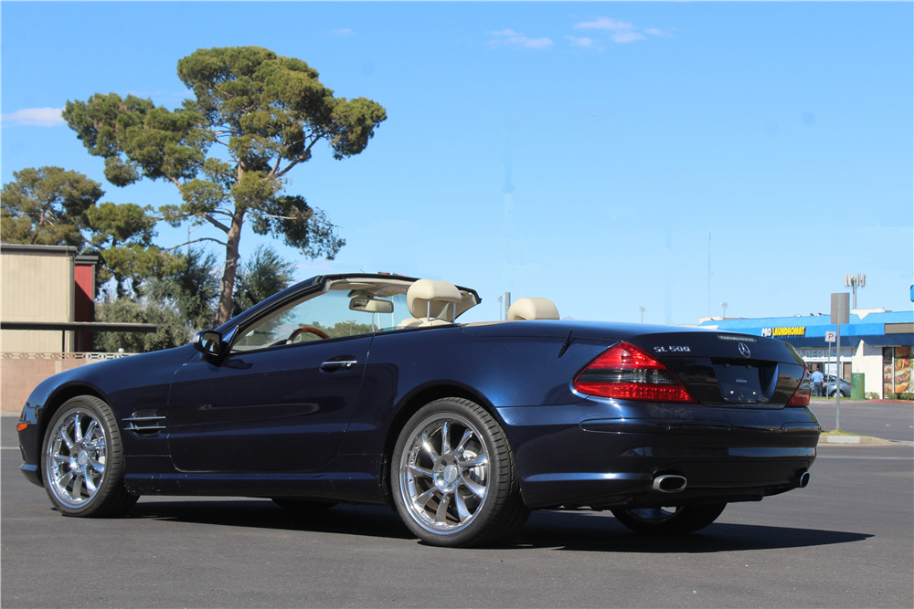2004 MERCEDES-BENZ SL500 ROADSTER - Rear 3/4 - 219094