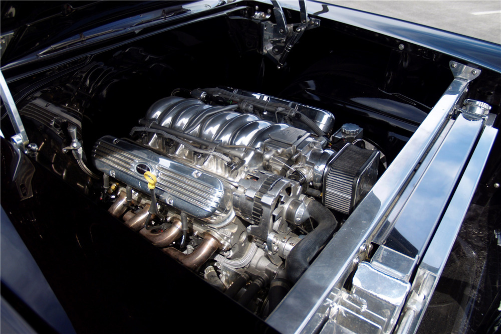 1957 CHEVROLET BEL AIR CUSTOM HARDTOP - Engine - 219630