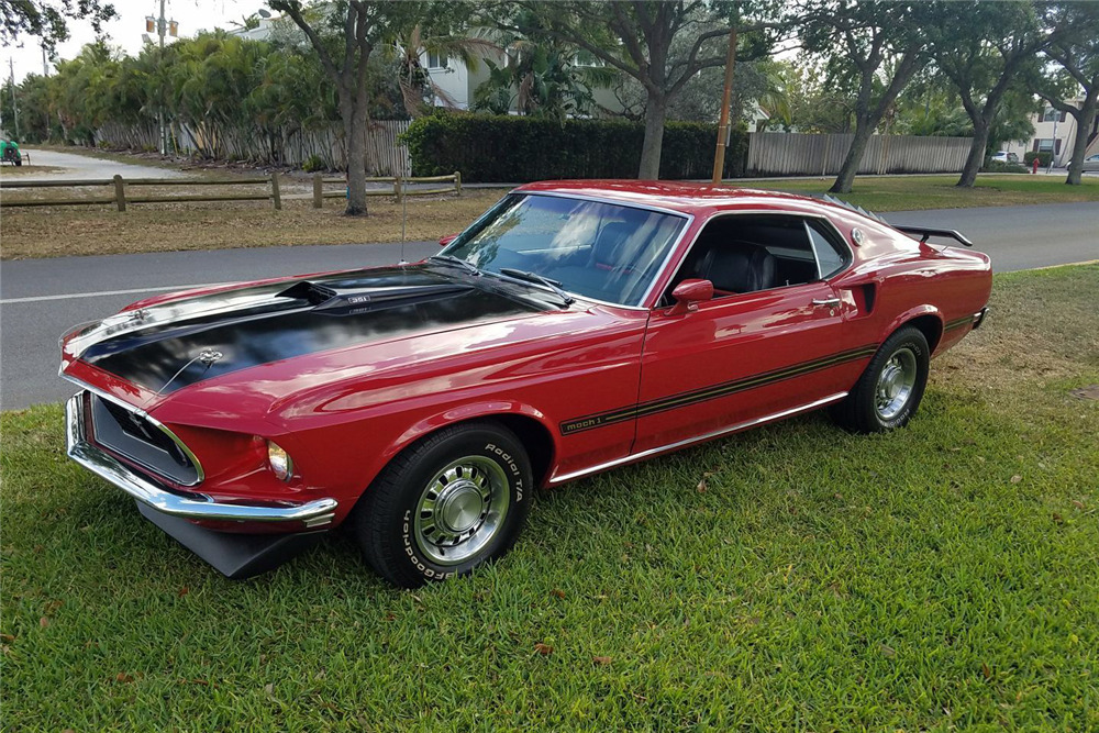 1969 FORD MUSTANG MACH 1 - Front 3/4 - 219643