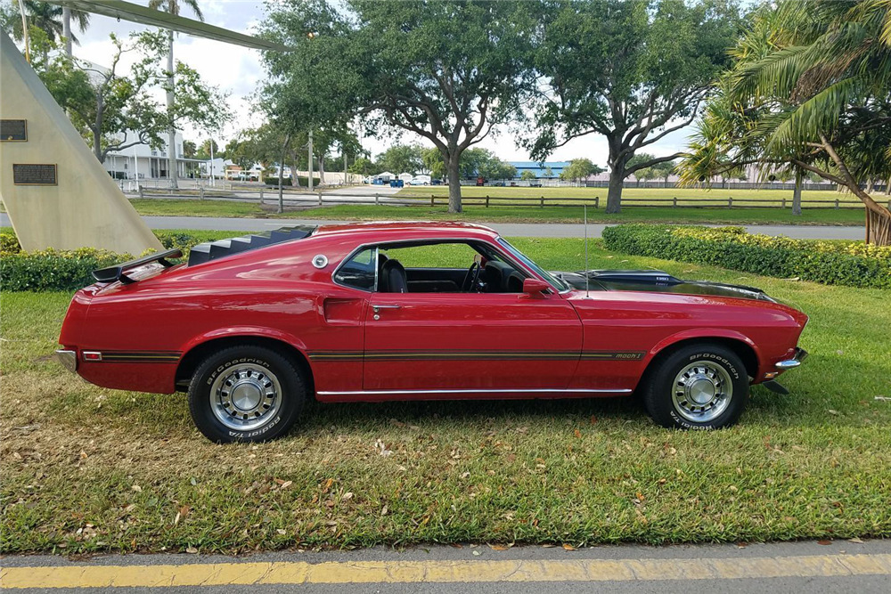 1969 FORD MUSTANG MACH 1 - Side Profile - 219643