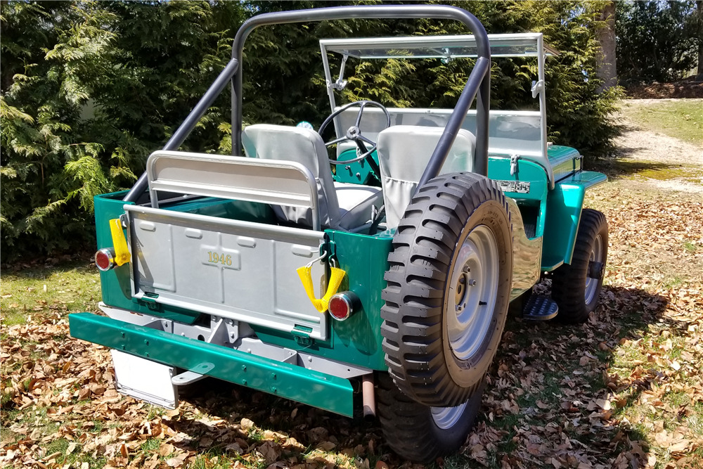1946 WILLYS JEEP CJ2A - Rear 3/4 - 219676