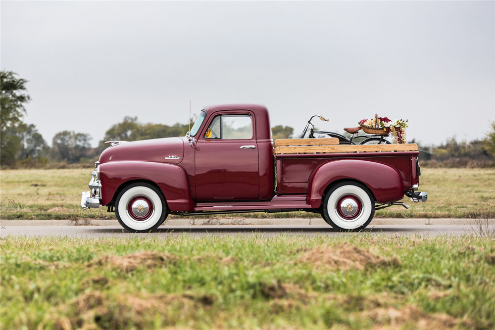 1954 CHEVROLET 3100 PICKUP - Side Profile - 219804