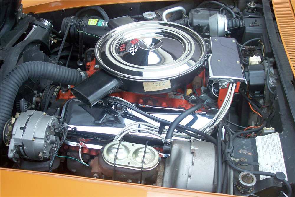 1972 CHEVROLET CORVETTE CONVERTIBLE - Engine - 219978
