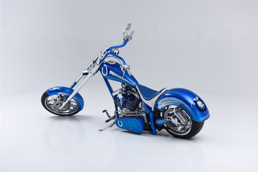 2004 CIRCLE CITY CUSTOM "COLTS" CHOPPER - Rear 3/4 - 220018