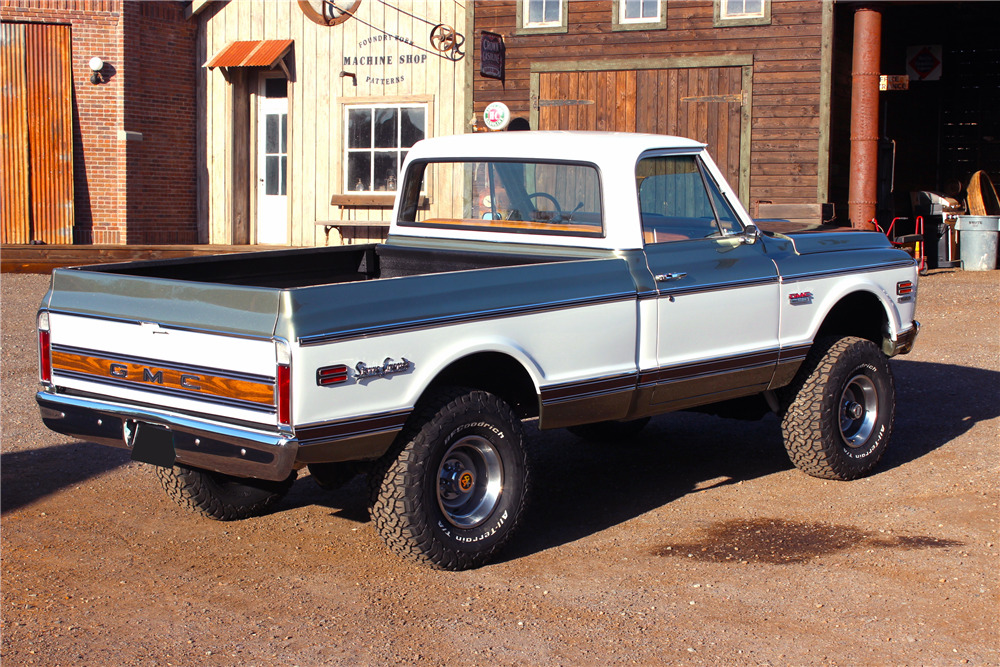 1972 GMC SIERRA GRANDE CUSTOM PICKUP - Rear 3/4 - 220082