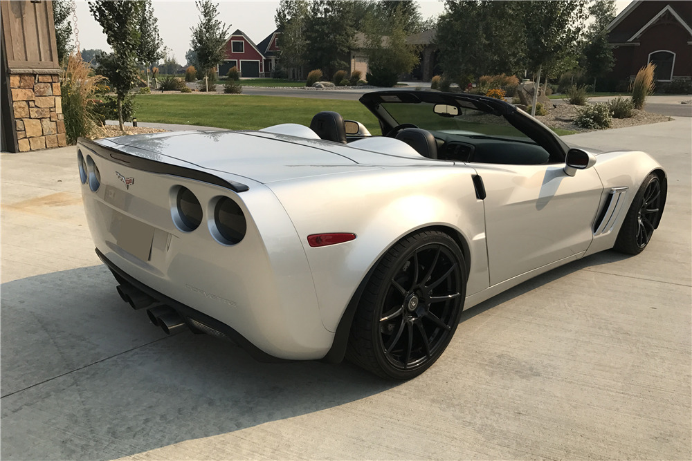 2011 CHEVROLET CORVETTE GRAND SPORT CONVERTIBLE - Rear 3/4 - 220116