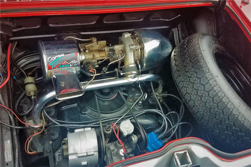 1965 CHEVROLET CORVAIR CORSA CONVERTIBLE - Engine - 220123