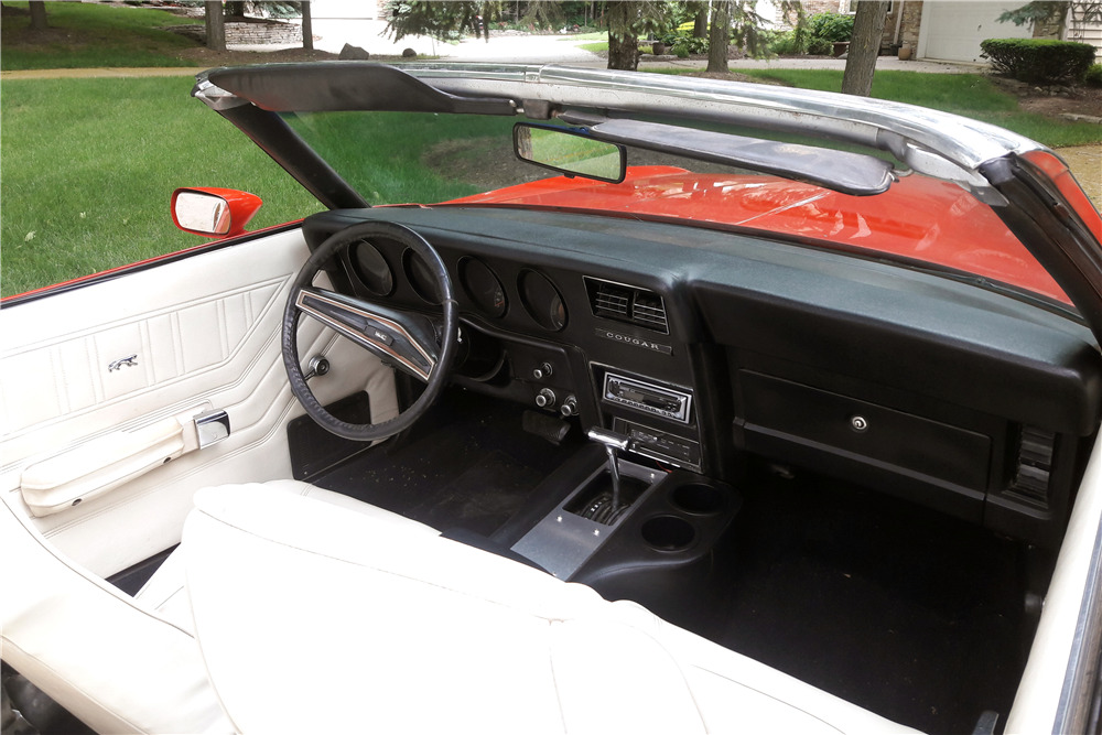 1971 MERCURY COUGAR CONVERTIBLE - Interior - 220262