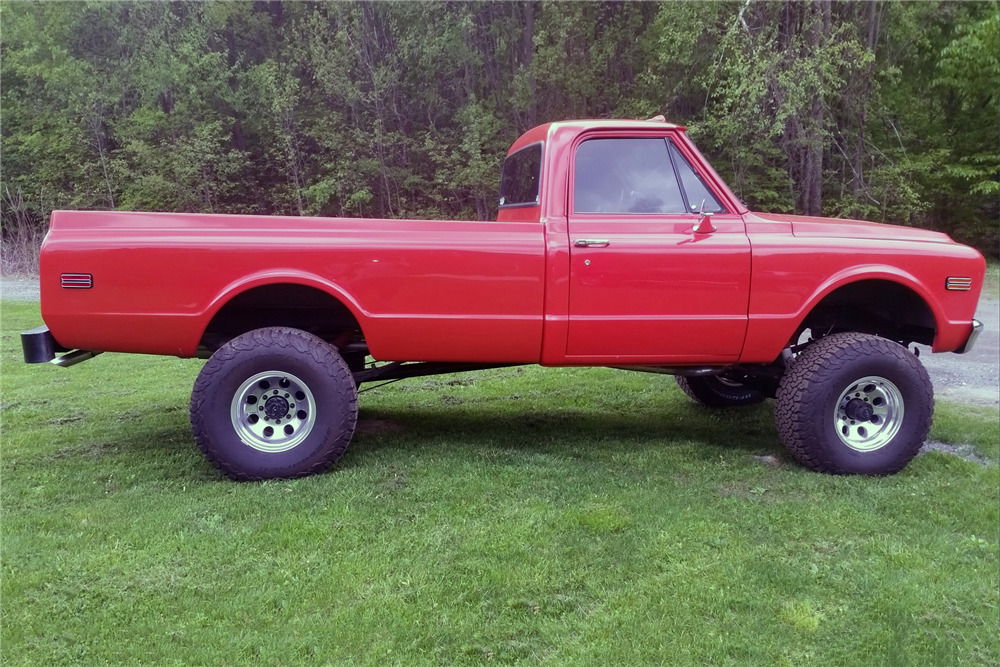 1968 GMC K20 CUSTOM 4X4 PICKUP - Side Profile - 220277