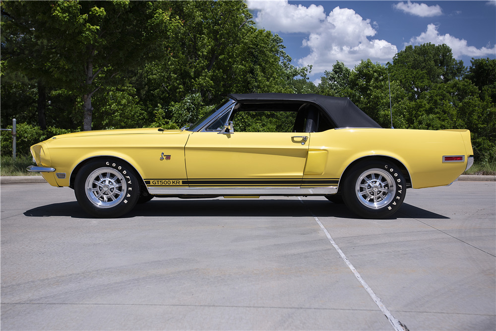 1968 SHELBY GT500KR CONVERTIBLE - Side Profile - 220364