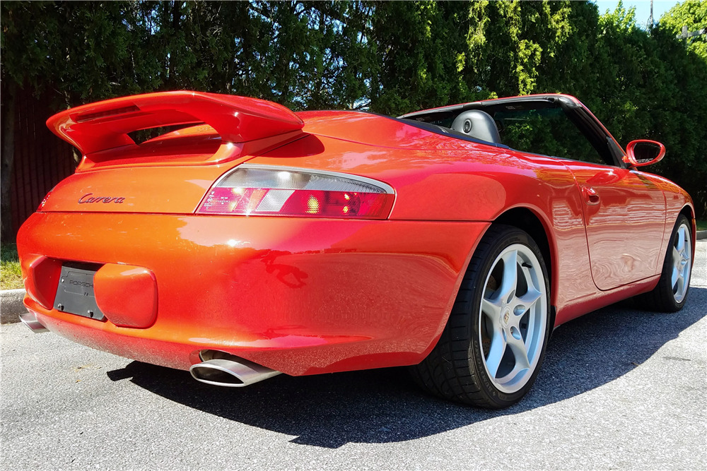 2002 PORSCHE 911 CARRERA CONVERTIBLE - Rear 3/4 - 220400