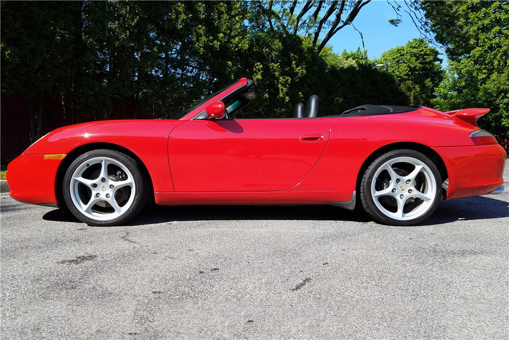 2002 PORSCHE 911 CARRERA CONVERTIBLE - Side Profile - 220400