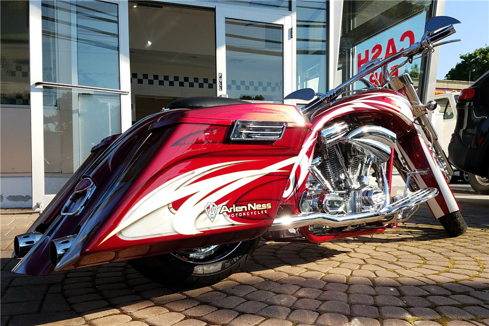 2009 ARLEN NESS CUSTOM CHOPPER - Rear 3/4 - 220402