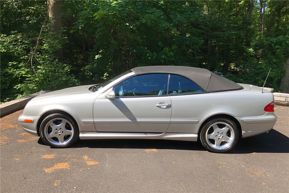 2001 Mercedes Benz Clk430 Convertible 2001 Mercedes Benz Clk430 Convertible Side Profile 221297